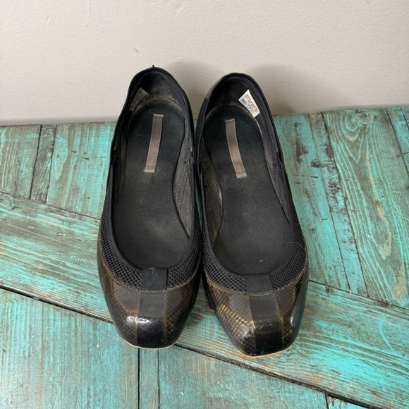 ADIDAS By Stella McCartney Black Ballerina Flats Size 9 - Picture 2 of 15